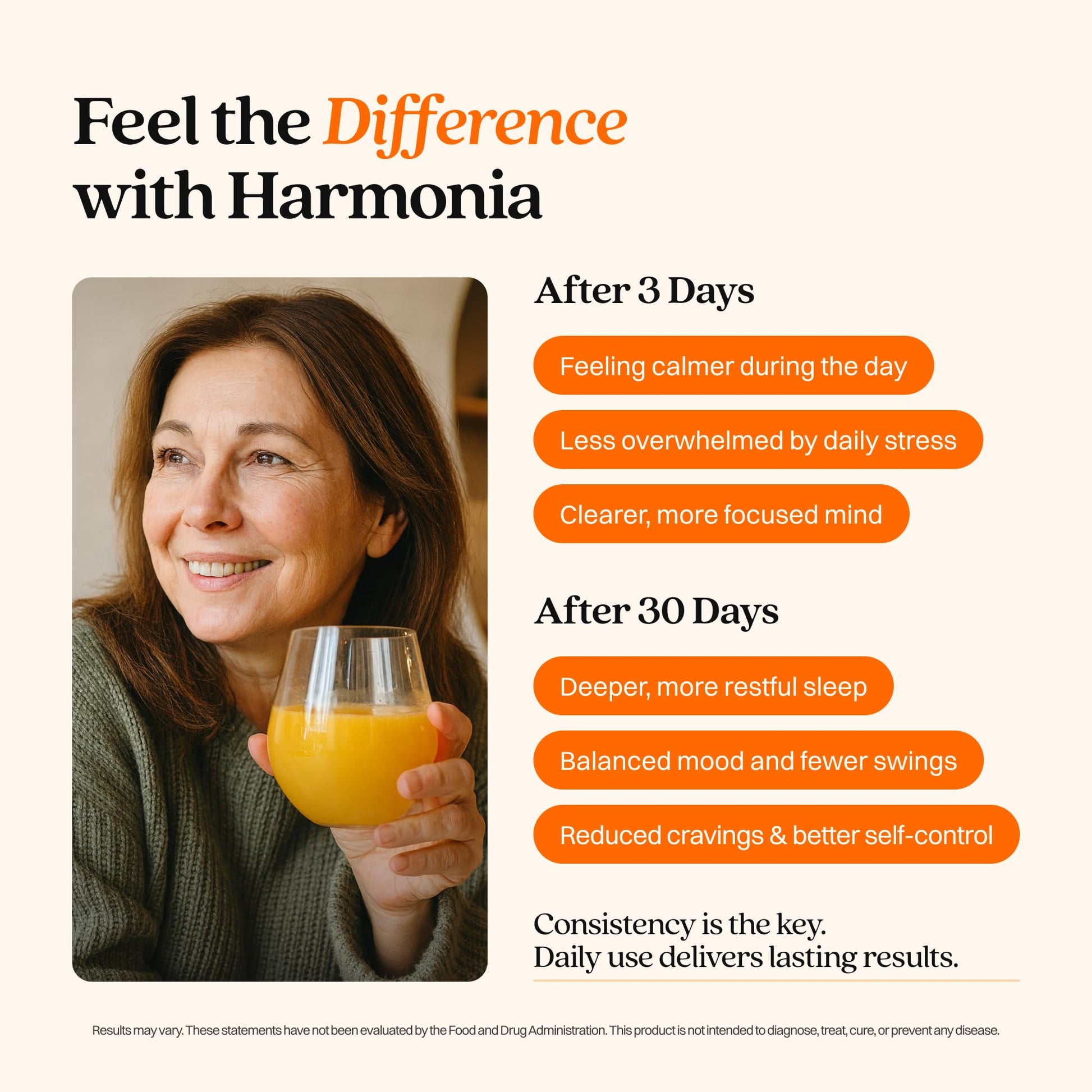 Harmonia Cortisol Cocktail | Cortisol Supplements for Women & Men with Ashwagandha, Magnesium & L-Theanine | Drink Harmonia for Stress Relief, Weight Management & Sleep Support (1 Pack x 30 Servings) - dailyvitalstore