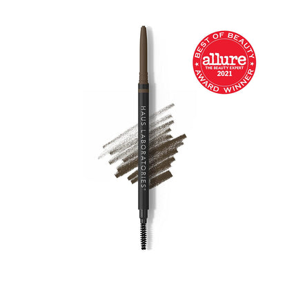 HAUS LABORATORIES by Lady Gaga: THE EDGE MICRO-TIP PRECISION BROW PENCIL, Medium Brown - dailyvitalstore