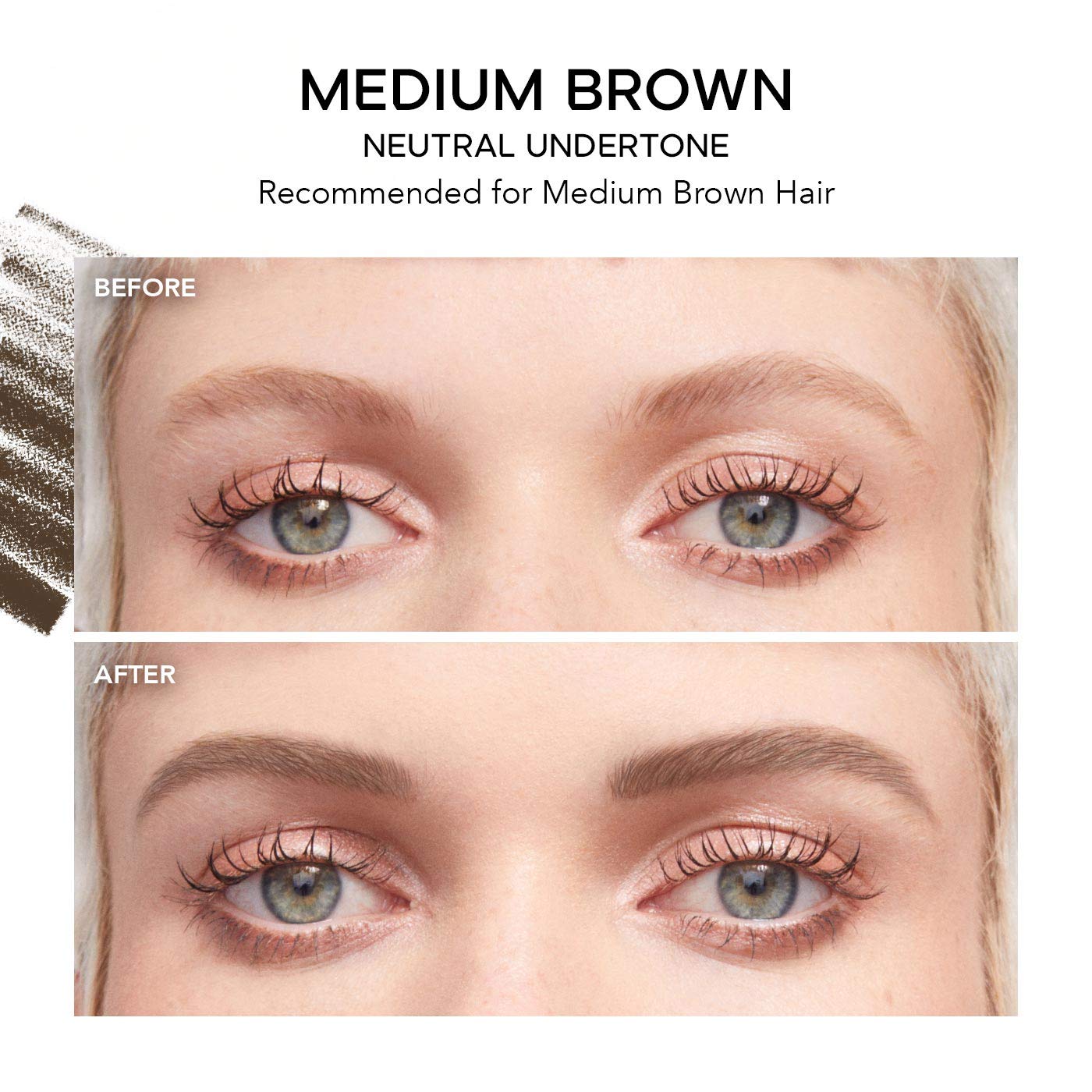 HAUS LABORATORIES by Lady Gaga: THE EDGE MICRO-TIP PRECISION BROW PENCIL, Medium Brown - dailyvitalstore