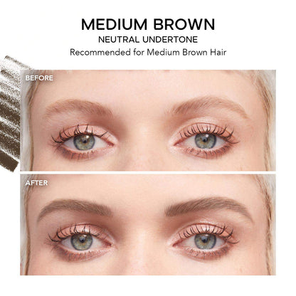 HAUS LABORATORIES by Lady Gaga: THE EDGE MICRO-TIP PRECISION BROW PENCIL, Medium Brown - dailyvitalstore