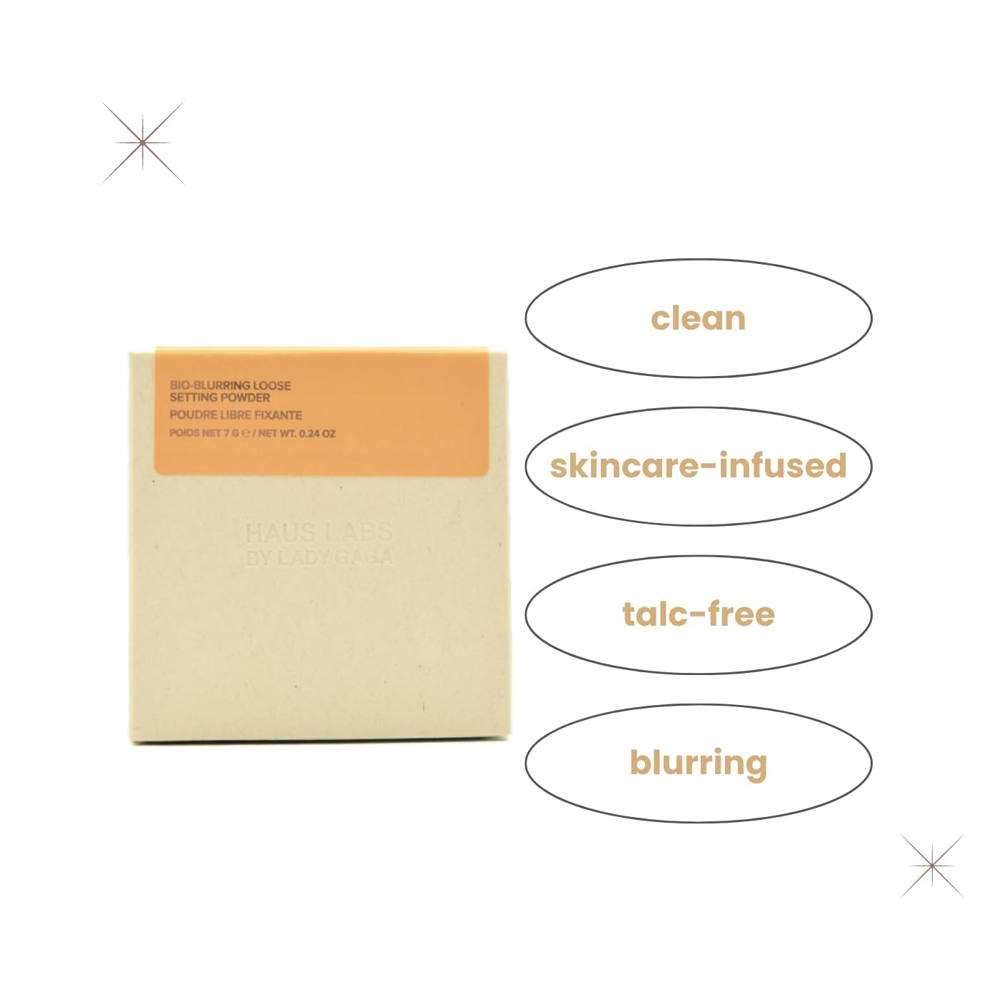 HAUS LABS BY LADY GAGA Bio-Blurring Talc-Free Loose Setting Powder Golden - dailyvitalstore