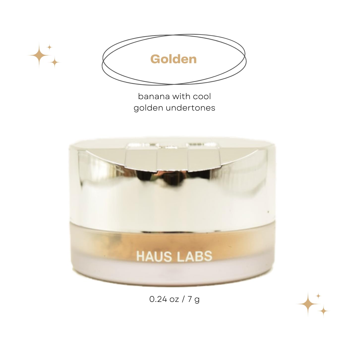 HAUS LABS BY LADY GAGA Bio-Blurring Talc-Free Loose Setting Powder Golden - dailyvitalstore