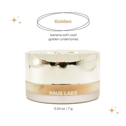 HAUS LABS BY LADY GAGA Bio-Blurring Talc-Free Loose Setting Powder Golden - dailyvitalstore