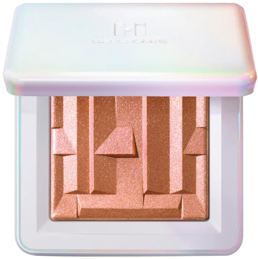HAUS LABS BY LADY GAGA Bio-Radiant Gel-Powder Highlighter in Pink Amethyst & Complimentary Sheet Masque - dailyvitalstore