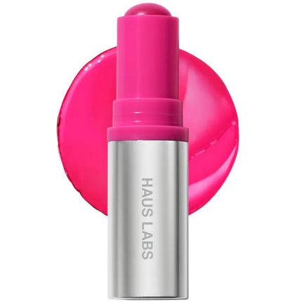 HAUS LABS BY LADY GAGA Color Fuse Lip + Cheek Blush Balm Stick in Glassy Pitaya & ENTEL Aloe Vera Sheet Masque (BONUS) - dailyvitalstore