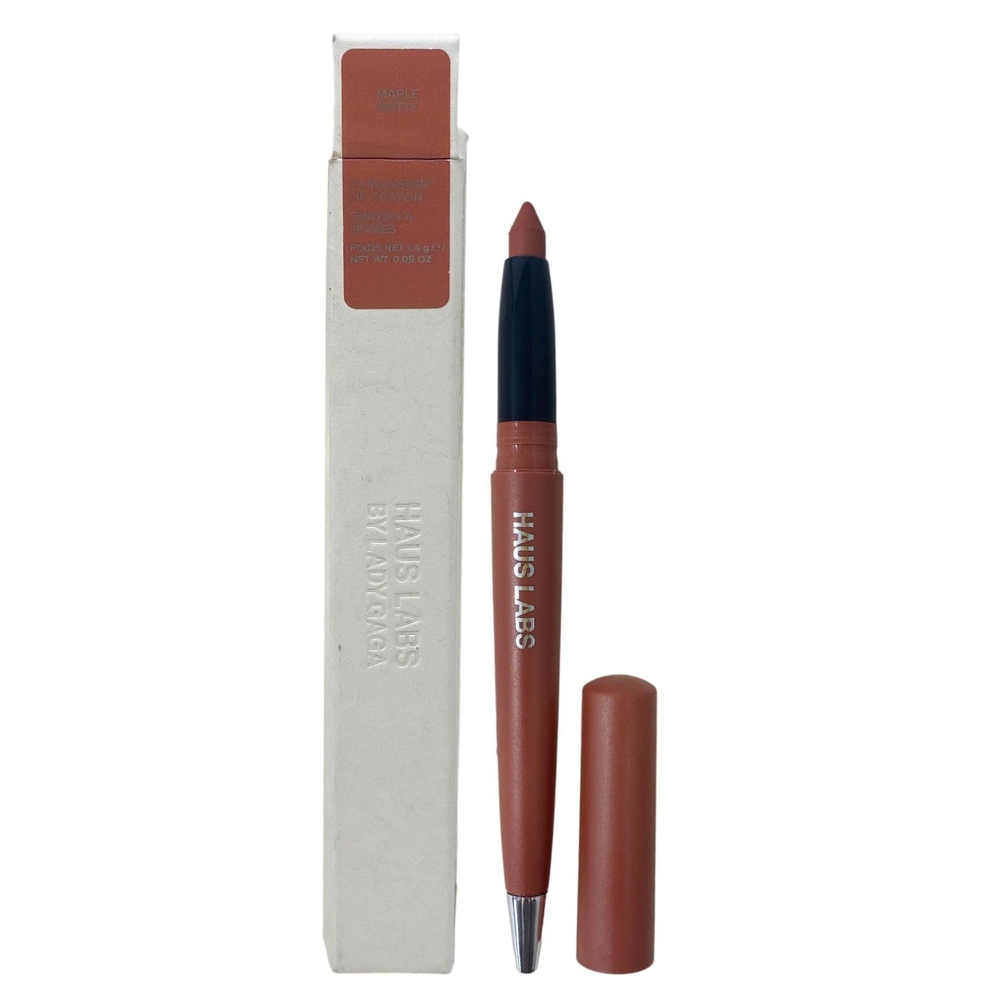 Haus Labs By Lady Gaga Le Monster Lip Crayon - Maple Matte (warm peach brown) 1.4 g / 0.05 oz - dailyvitalstore