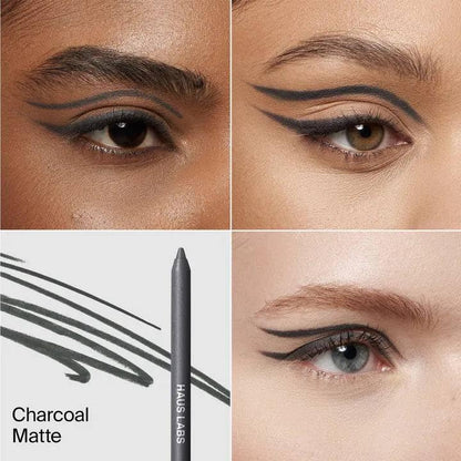 HAUS LABS BY LADY GAGA Optic Intensity Eco Eyeliner - Charcoal Matte + Complimentary Sheet Face Masque - dailyvitalstore