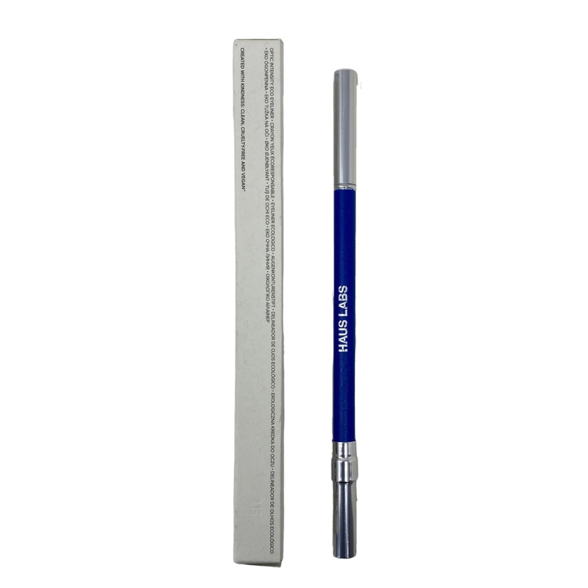 HAUS LABS BY LADY GAGA Optic Intensity Eco Eyeliner - Cobalt Matte + Complimentary Sheet Face Masque - dailyvitalstore