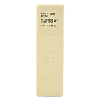 HAUS LABS BY LADY GAGA PhD Hybrid Hydrating Tinted Lip Oil Neutral Clear, Clean Vegan Lip Gloss Balm, Non-Sticky Shine, Moisturizing, 0.25 oz - dailyvitalstore