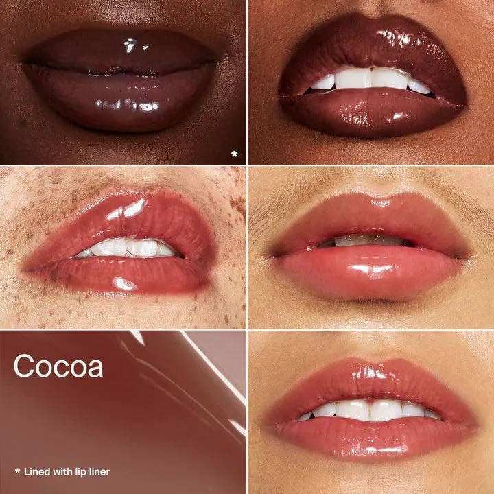 HAUS LABS BY LADY GAGA PHD HYBRID LIP GLAZE - Cocoa (Taupe Brown) + ENTEL Aloe vera Sheet Masque (BONUS) - dailyvitalstore