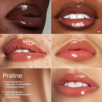 HAUS LABS BY LADY GAGA PHD HYBRID LIP GLAZE - Praline (Neutral Deep Beige) + ENTEL Aloe vera Sheet Masque (BONUS) - dailyvitalstore