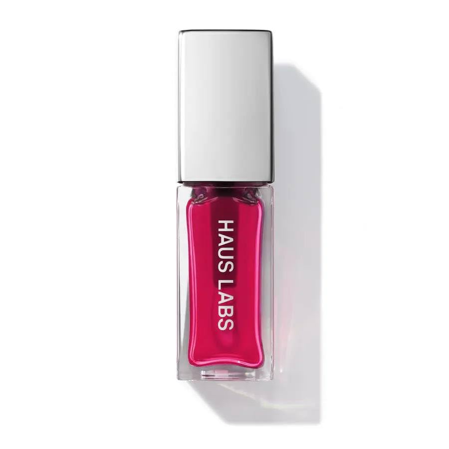 HAUS LABS BY LADY GAGA PhD Hybrid Lip Oil - Primary (Sheer Cherry) & ENTEL Aloe vera Sheet Masque (BONUS) - dailyvitalstore