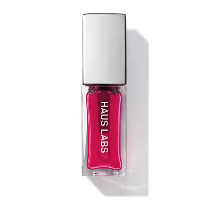 HAUS LABS BY LADY GAGA PhD Hybrid Lip Oil - Primary (Sheer Cherry) & ENTEL Aloe vera Sheet Masque (BONUS) - dailyvitalstore