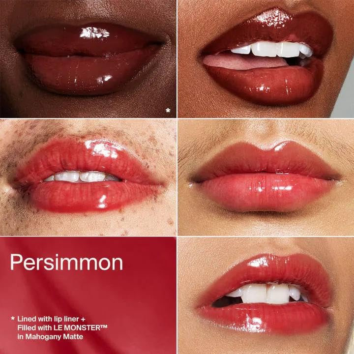 HAUS LABS BY LADY GAGA PHD HYBRIDLIP GLAZE - Persimmon (Reddish Brown) & ENTEL Aloe vera Sheet Masque (BONUS) - dailyvitalstore