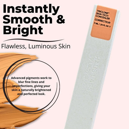 HAUS LABS BY LADY GAGA Triclone Skin Tech Hydrating + De-puffing Concealer with Fermented Arnica 22 Light Medium Peach - dailyvitalstore