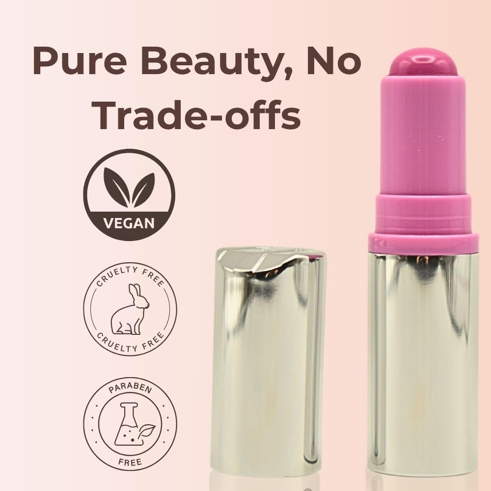 Haus Labs Color Fuse Longwear Hydrating Glassy Lip + Cheek Blush Balm Stick - Glassy Lilac - dailyvitalstore