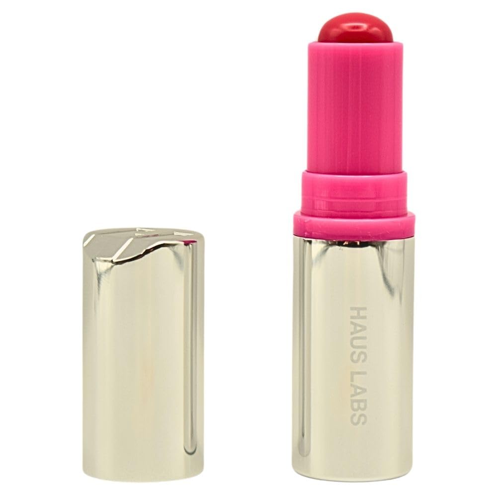 Haus Labs Color Fuse Longwear Hydrating Glassy Lip + Cheek Blush Balm Stick - Glassy Pitaya - dailyvitalstore