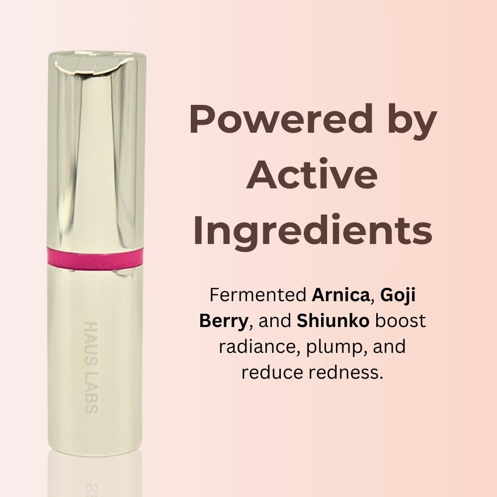 Haus Labs Color Fuse Longwear Hydrating Glassy Lip + Cheek Blush Balm Stick - Glassy Pitaya - dailyvitalstore