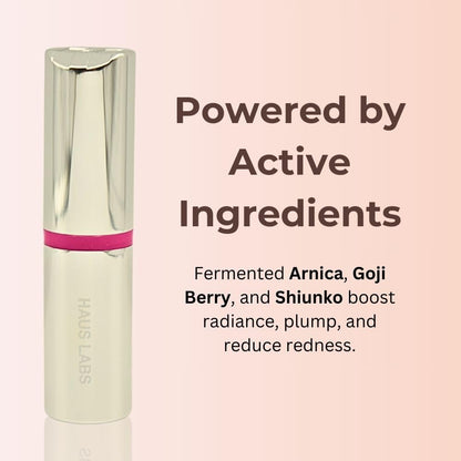 Haus Labs Color Fuse Longwear Hydrating Glassy Lip + Cheek Blush Balm Stick - Glassy Pitaya - dailyvitalstore