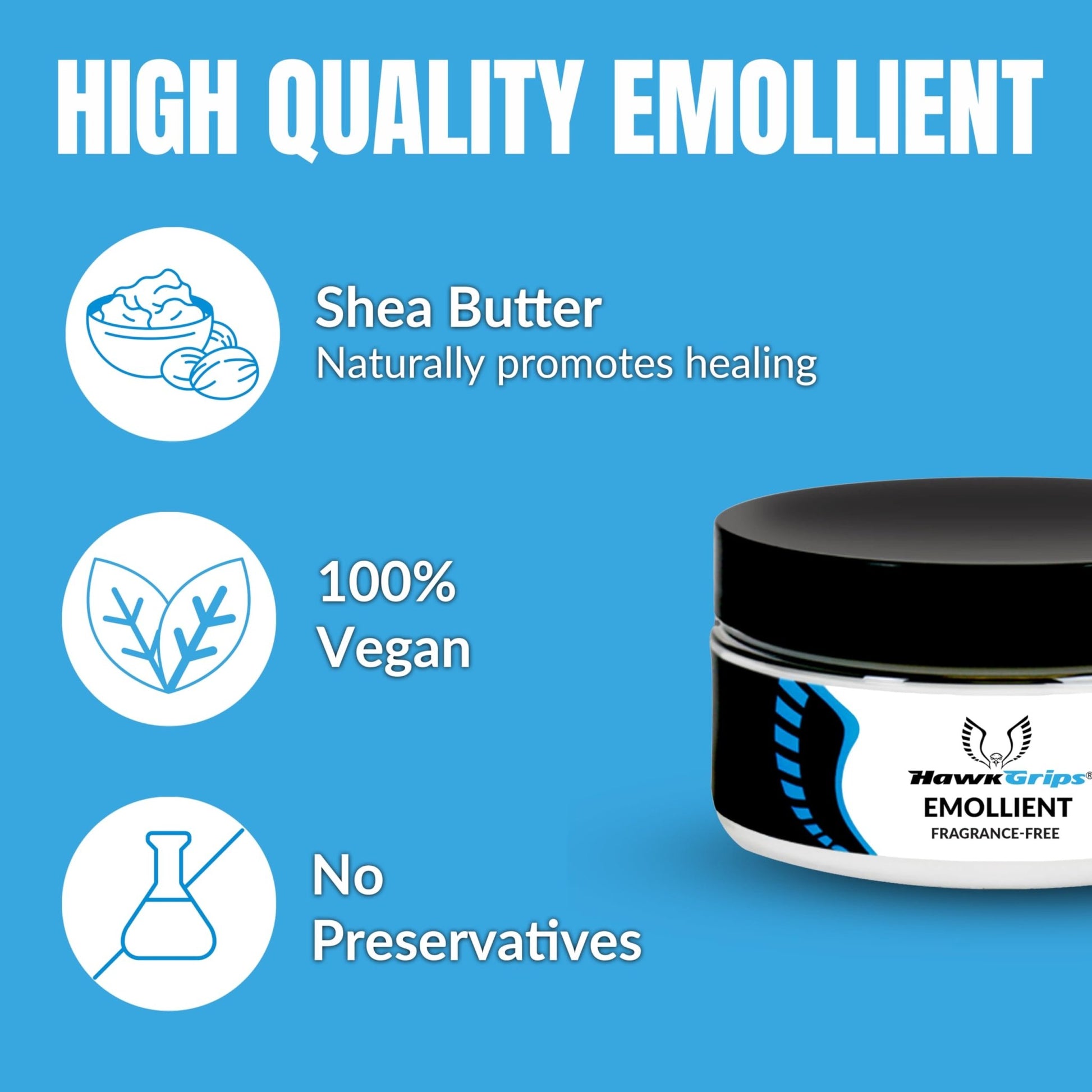 HawkGrips 8oz Massage Emollient and 8oz Massage Cream Bundle, Unscented, IASTM Massage, Cupping Therapy, Whole Body Muscle Cream, Deep Tissue Professional Massage Therapy - dailyvitalstore