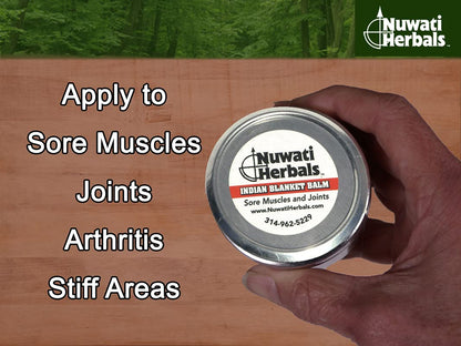 Healing Balm Massage for Sore Muscles and Joints – Nuwati Herbals Indian Blanket Balm – Sweet Smelling Warmth with Cinnamon, Cloves, Camphor, Menthol, 4 Ounces - dailyvitalstore