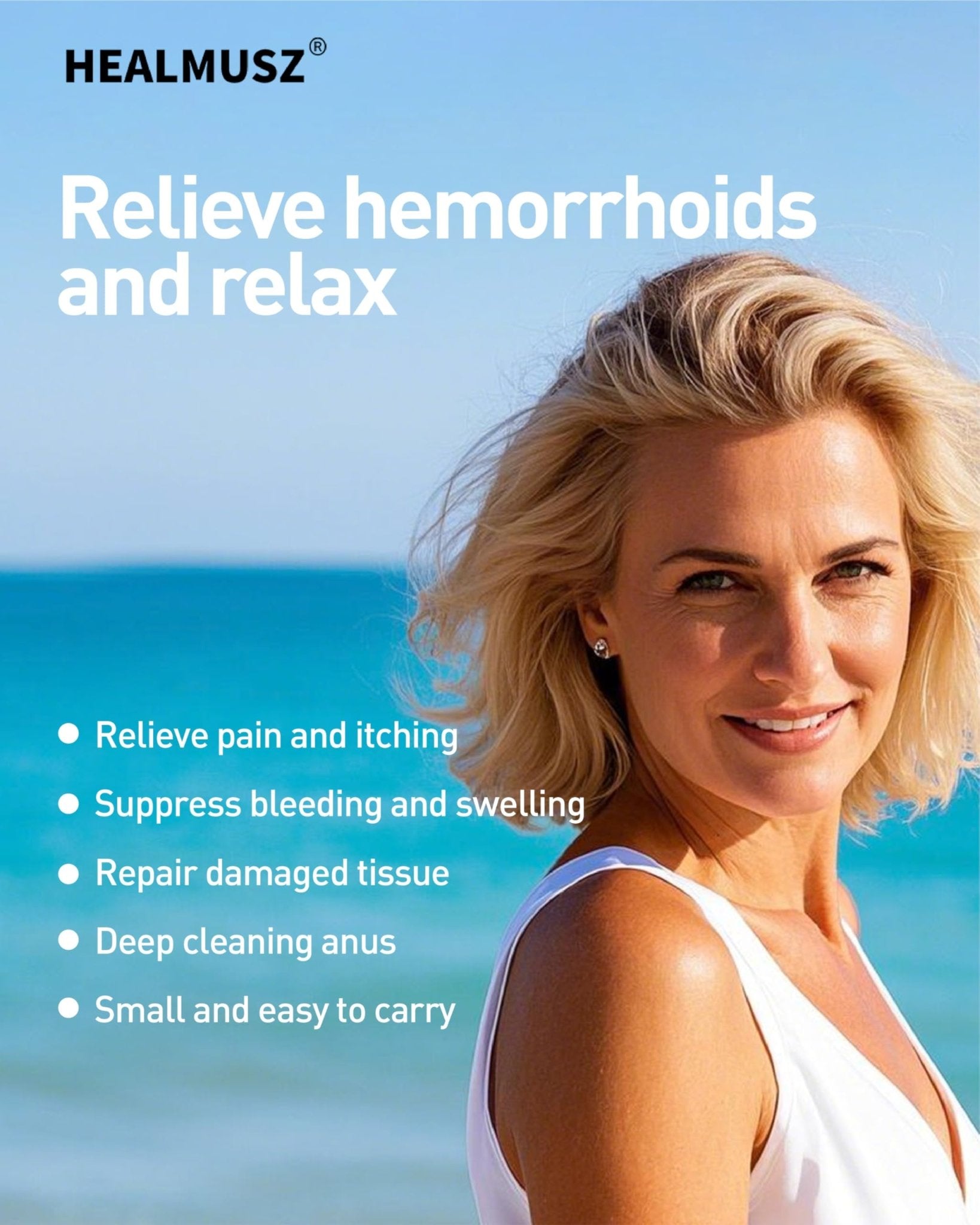HEALMUSZ Hemorrhoid Fissure Ointment– Hemorrhoid Treatment and Hemorrhoid Cream with Lidocaine and Phenylephrine HCI for Fast Acting Relief of Pain, Swelling, Discomfort, and Itching(1.5 oz) - dailyvitalstore