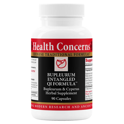 Health Concerns Bupleurum Entangled Qi Formula – Women's Hormonal Balance & Cyst Support Supplement – Traditional Chinese Herbal Formula – Blood Flow Liver Qi Cleanse – 90 Capsules - dailyvitalstore