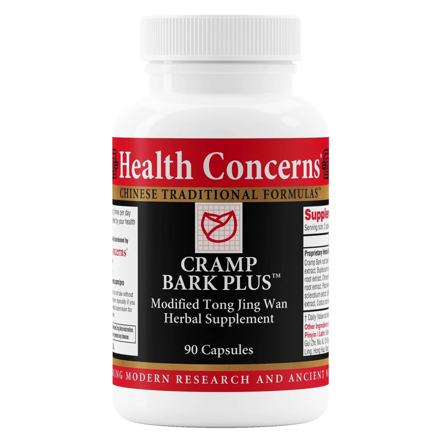 Health Concerns Cramp Bark Plus – Menstrual Cramp Relief & Hormonal Balance – Circulation Support – Dong Quai, Black Cohosh, Bupleurum & Chinese Herbs – Herbal Supplement for Women – 90 Capsules - dailyvitalstore