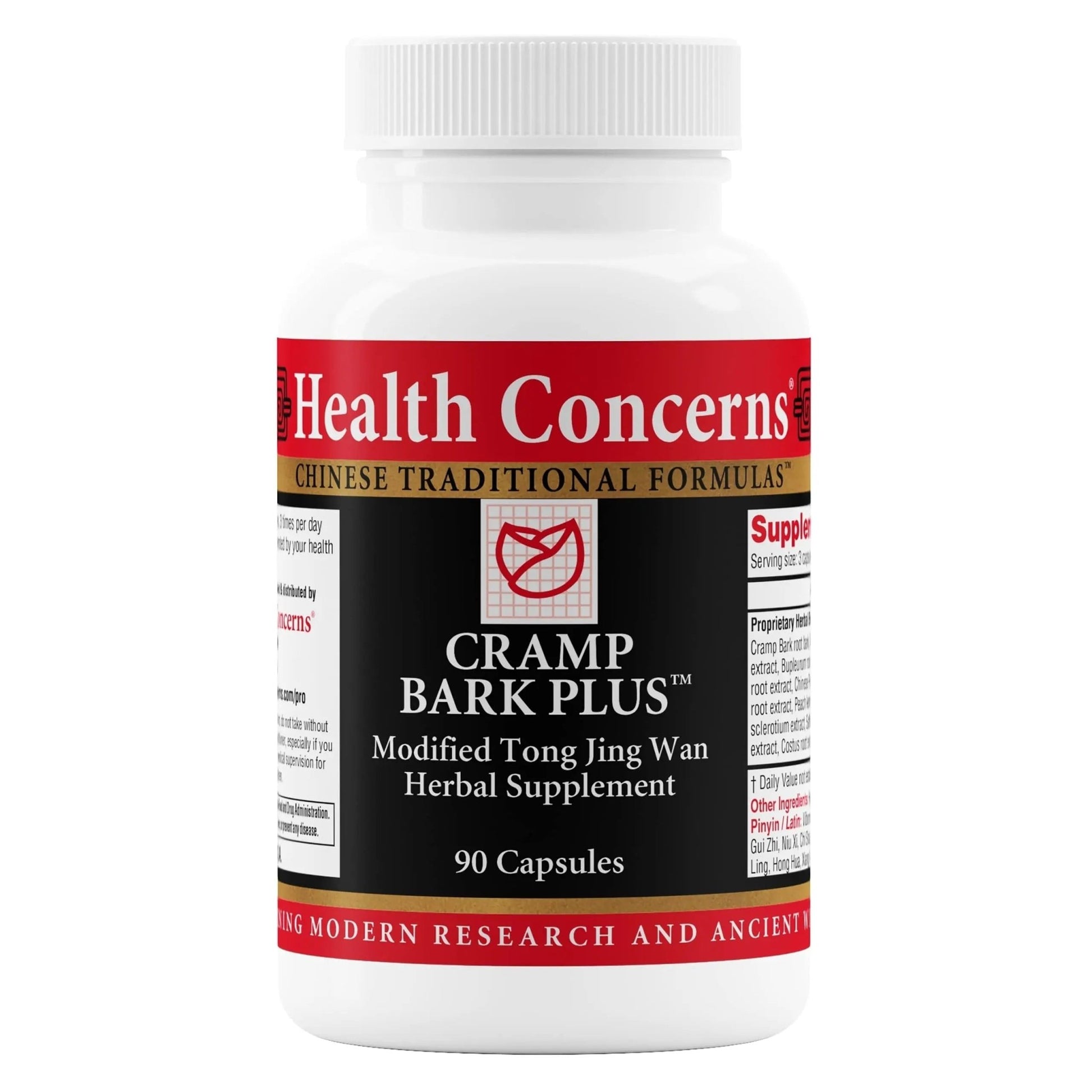 Health Concerns Cramp Bark Plus – Menstrual Cramp Relief & Hormonal Balance – Circulation Support – Dong Quai, Black Cohosh, Bupleurum & Chinese Herbs – Herbal Supplement for Women – 90 Capsules - dailyvitalstore