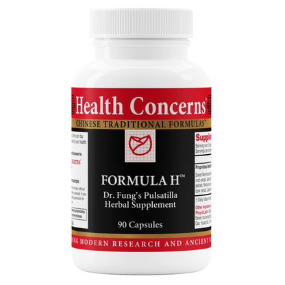 Health Concerns Formula H – Blood Circulation & Vascular Support – Vein Health Supplement – Herbal Formula with Quercetin & Skullcap Root – Chinese Traditional Medicine – 90 Capsules - dailyvitalstore