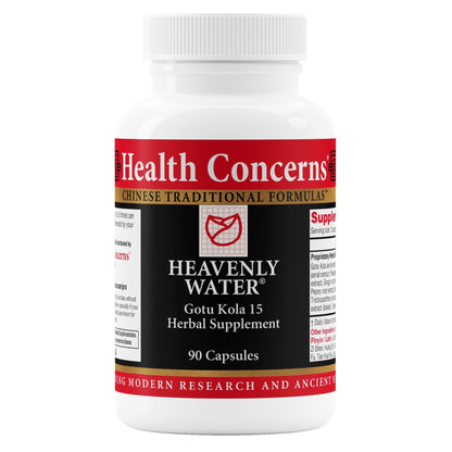 Health Concerns Heavenly Water – Menstrual Cycle & PMS Relief for Women – Menopause Support – Hormonal Balance – Gotu Kola & Chaste Tree Berry Herbal Supplement – Chinese Medicine – 90 Capsules - dailyvitalstore