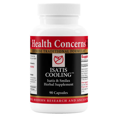 Health Concerns Isatis Cooling – Immune & Inflammation Support – Gut Health, Intestinal Relief, Urinary Tract Cleanse, Heat Clearing & Detox – Chinese Herbal Supplement for Men & Women – 90 Capsules - dailyvitalstore