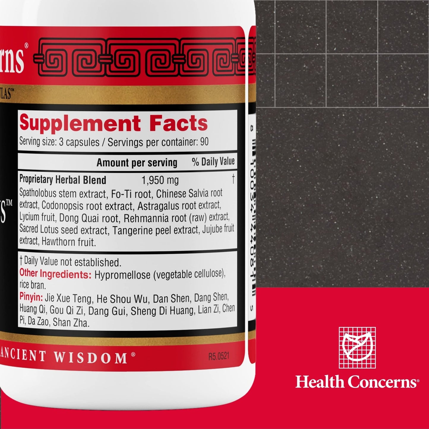 Health Concerns Marrow Plus – Bone Marrow & Blood Generation Herbal Supplement – Chinese Herbal Formula for Anemia, & Circulation Support – Astragus, Salvia, & Tangerine Extracts – 270 Capsules - dailyvitalstore