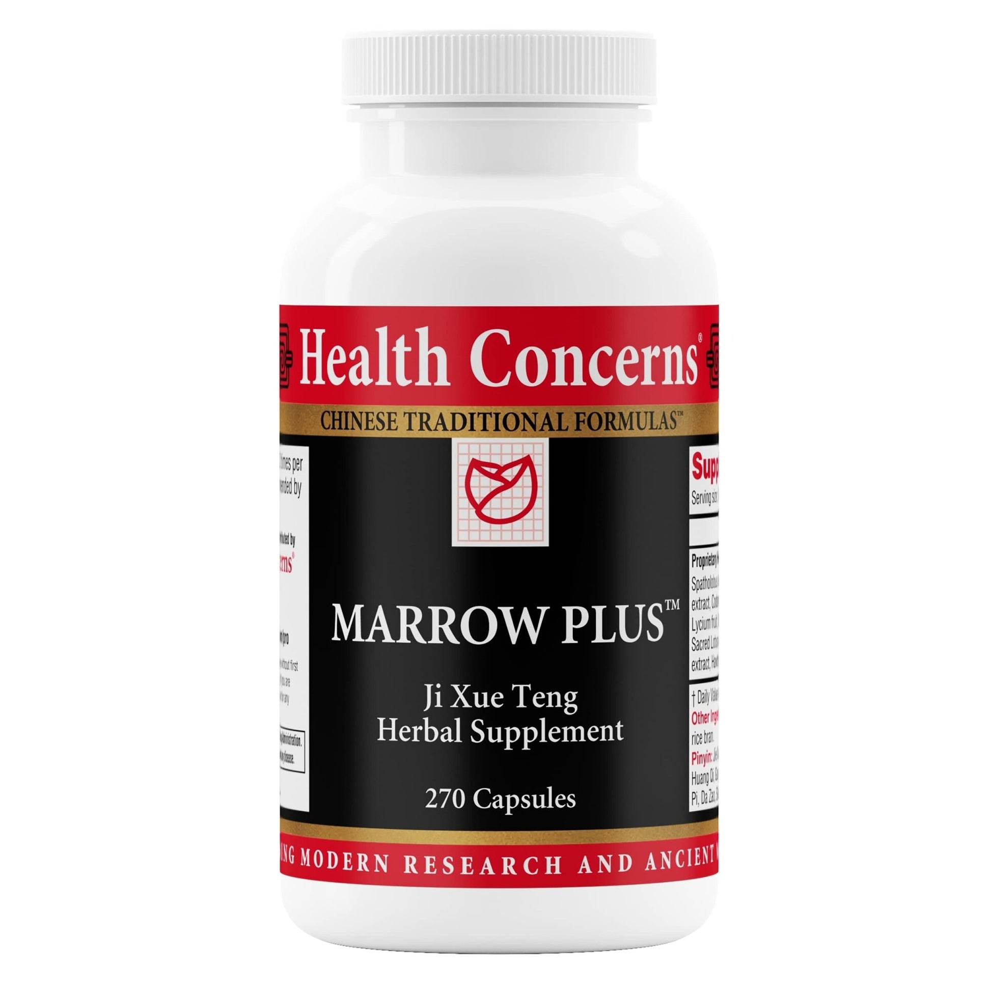 Health Concerns Marrow Plus – Bone Marrow & Blood Generation Herbal Supplement – Chinese Herbal Formula for Anemia, & Circulation Support – Astragus, Salvia, & Tangerine Extracts – 270 Capsules - dailyvitalstore