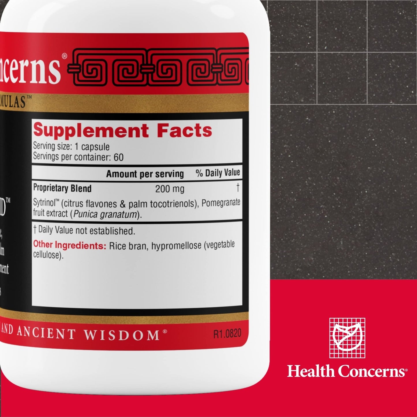 Health Concerns Polilipid – Cardiovascular Support & Cholesterol Health – Heart Wellness with Sytrinol & Pomegranate Extract – Antioxidant Support Supplement – Chinese Herbal Supplements – 60 Capsules - dailyvitalstore