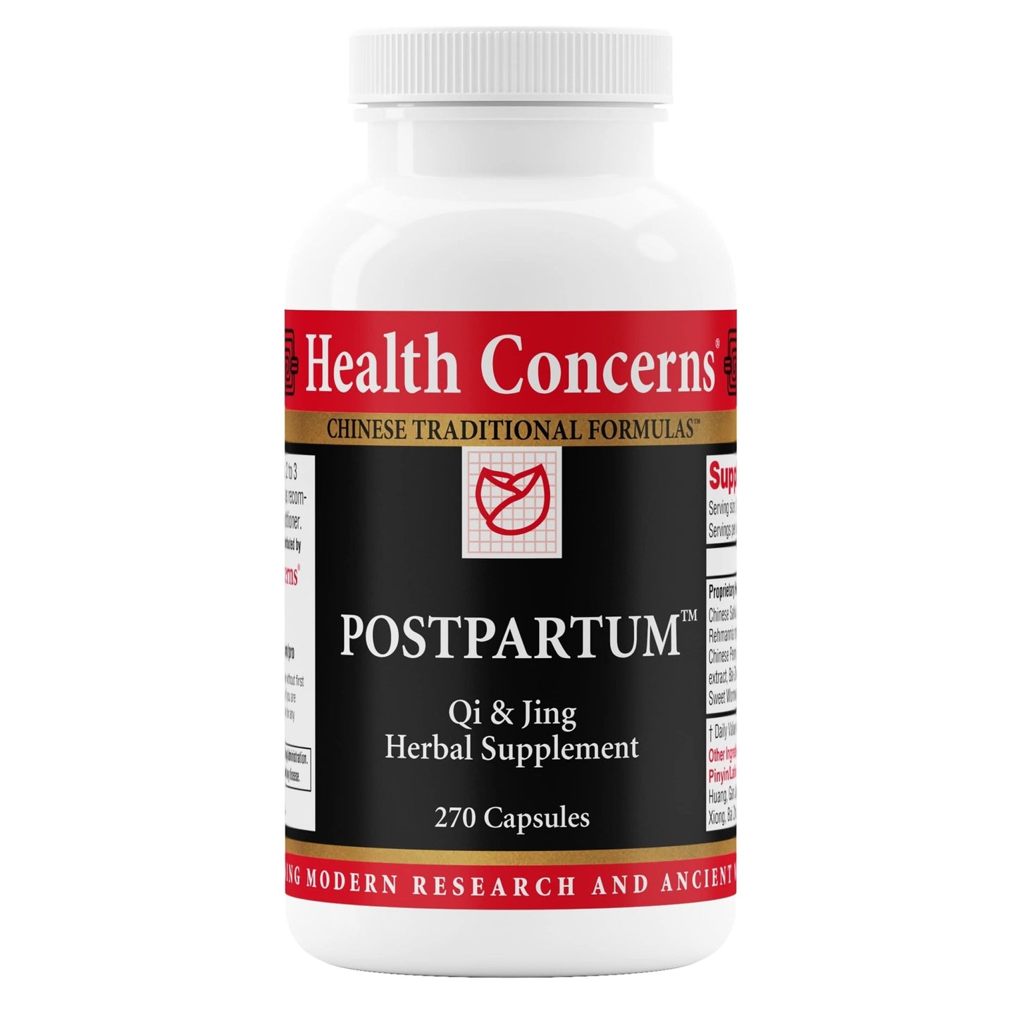 Health Concerns Postpartum – Recovery Support & Women's Hormonal Balance – Uterine Cleansing – Chinese Herbal Supplement for After Childbirth, Miscarriage or Surgery – 270 Capsules - dailyvitalstore