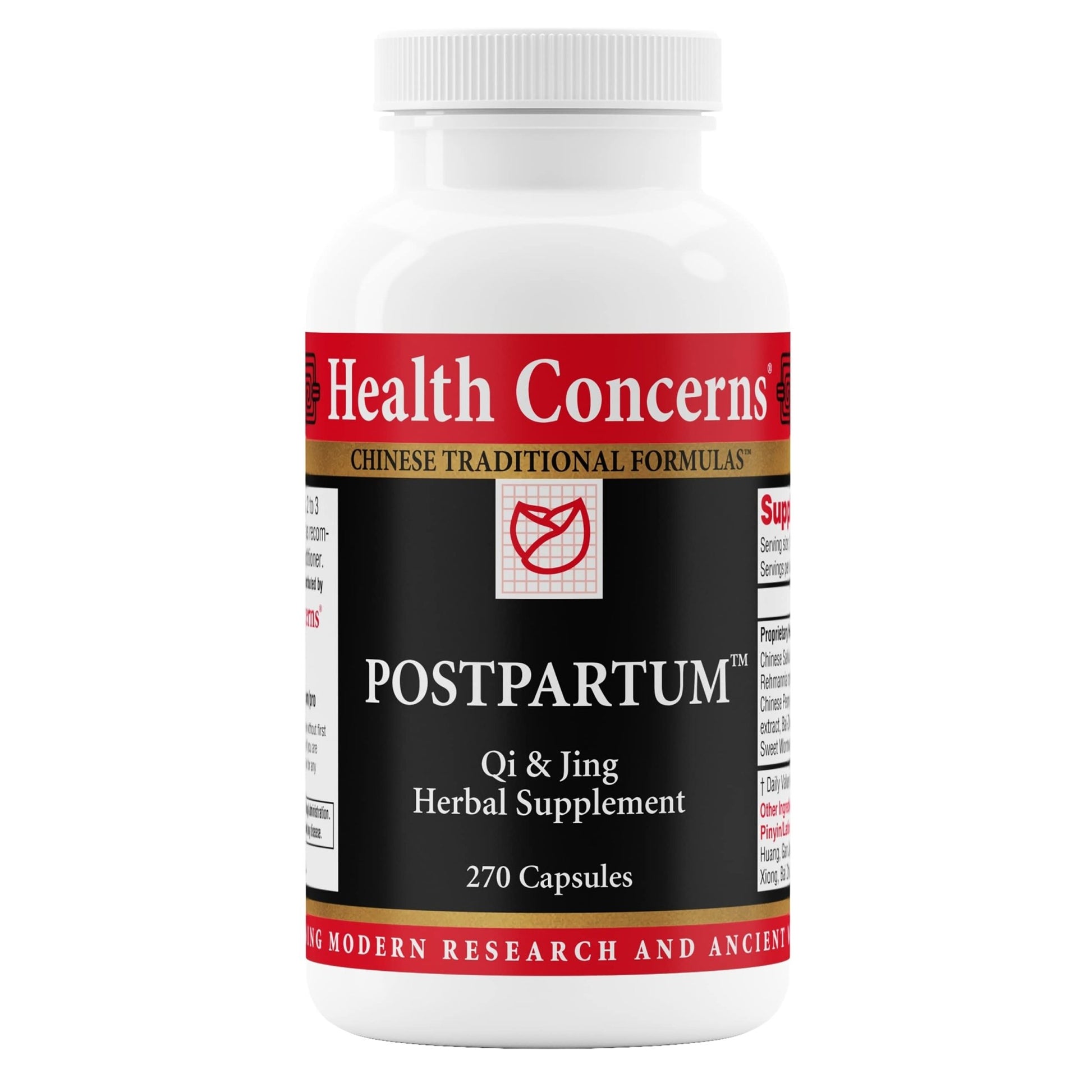 Health Concerns Postpartum – Recovery Support & Women's Hormonal Balance – Uterine Cleansing – Chinese Herbal Supplement for After Childbirth, Miscarriage or Surgery – 270 Capsules - dailyvitalstore
