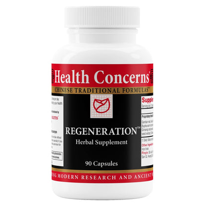 Health Concerns Regeneration – Immune System Support & Liver Health Supplement – Detox Cleanse & Energy Balance – Traditional Chinese Herbal Formula – 90 Capsules - dailyvitalstore