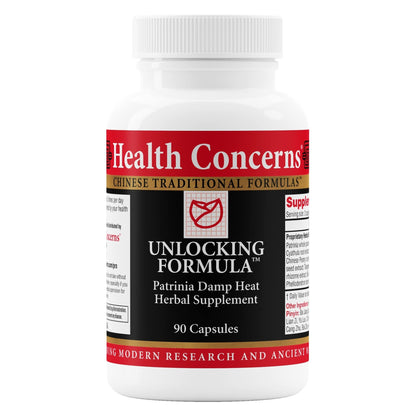 Health Concerns Unlocking Formula – Menstrual Discomfort & Qi Flow Support – Blood Circulation & Detox Herbal Supplement with Patrinia & Peony Root – Chinese Medicine Formula for Women – 90 Capsules - dailyvitalstore