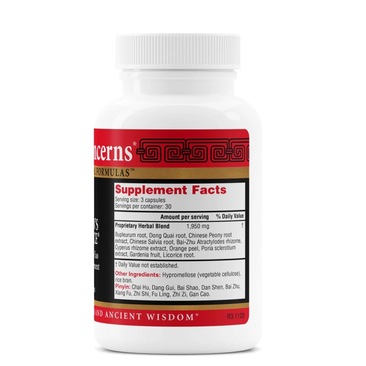 Health Concerns Woman's Balance – Herbal PMS Support Supplement for Women – Menstrual Cycle & Menopause Relief – Chinese Herbal Formula – Mood Support & Hormonal Balance – 90 Capsules - dailyvitalstore
