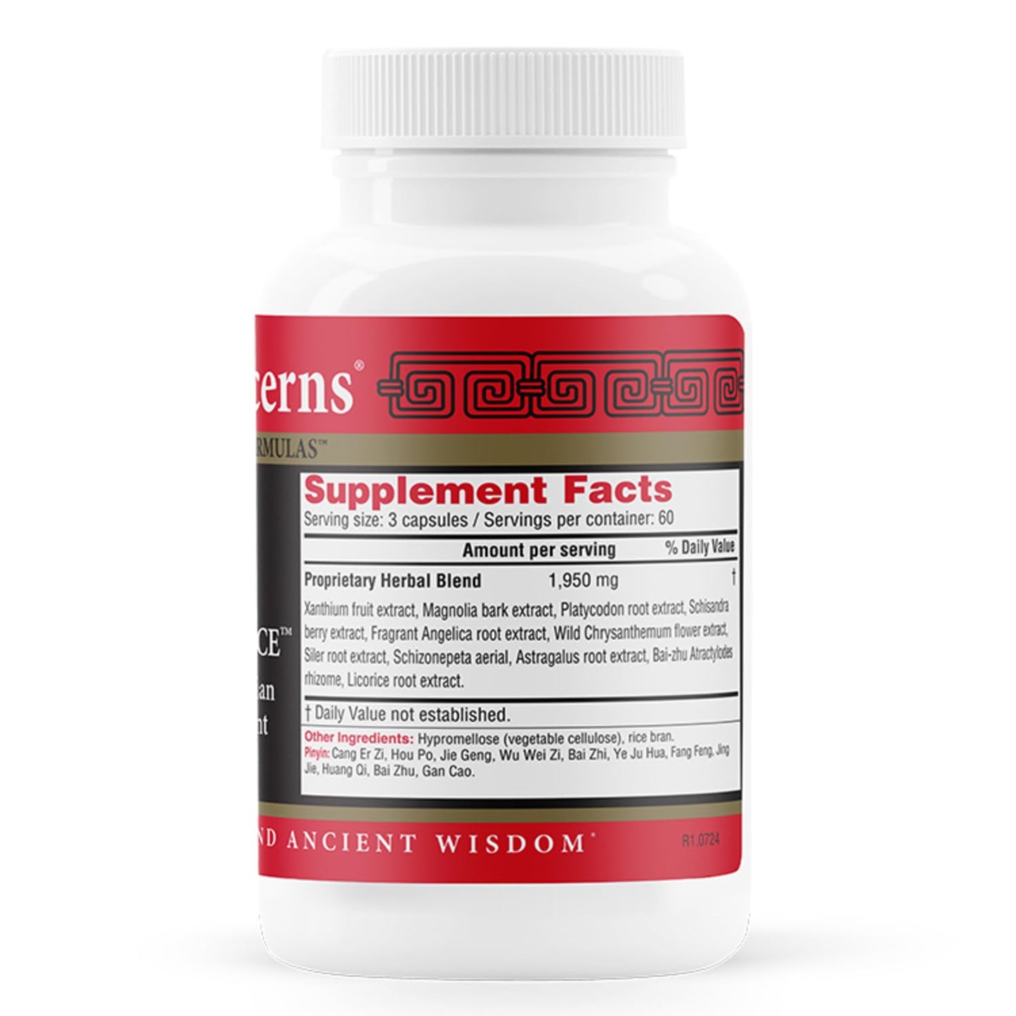 Health Concerns Xanthium Relieve Surface – Sinus Relief & Seasonal Allergy Support – Nasal Congestion & Immune Health Supplement – Bi Yan Pian Chinese Herbal Formula – 180 Capsules - dailyvitalstore