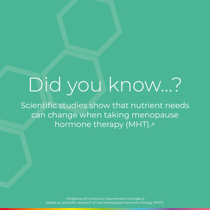 Health & Her Multivitamin for Women Taking Menopause Hormone Therapy (MHT/HRT) - Supplements for Women - Nutrition and Wellbeing Support - 1 Month Supply, 60 Tablets - Vegan & Gluten Free - dailyvitalstore