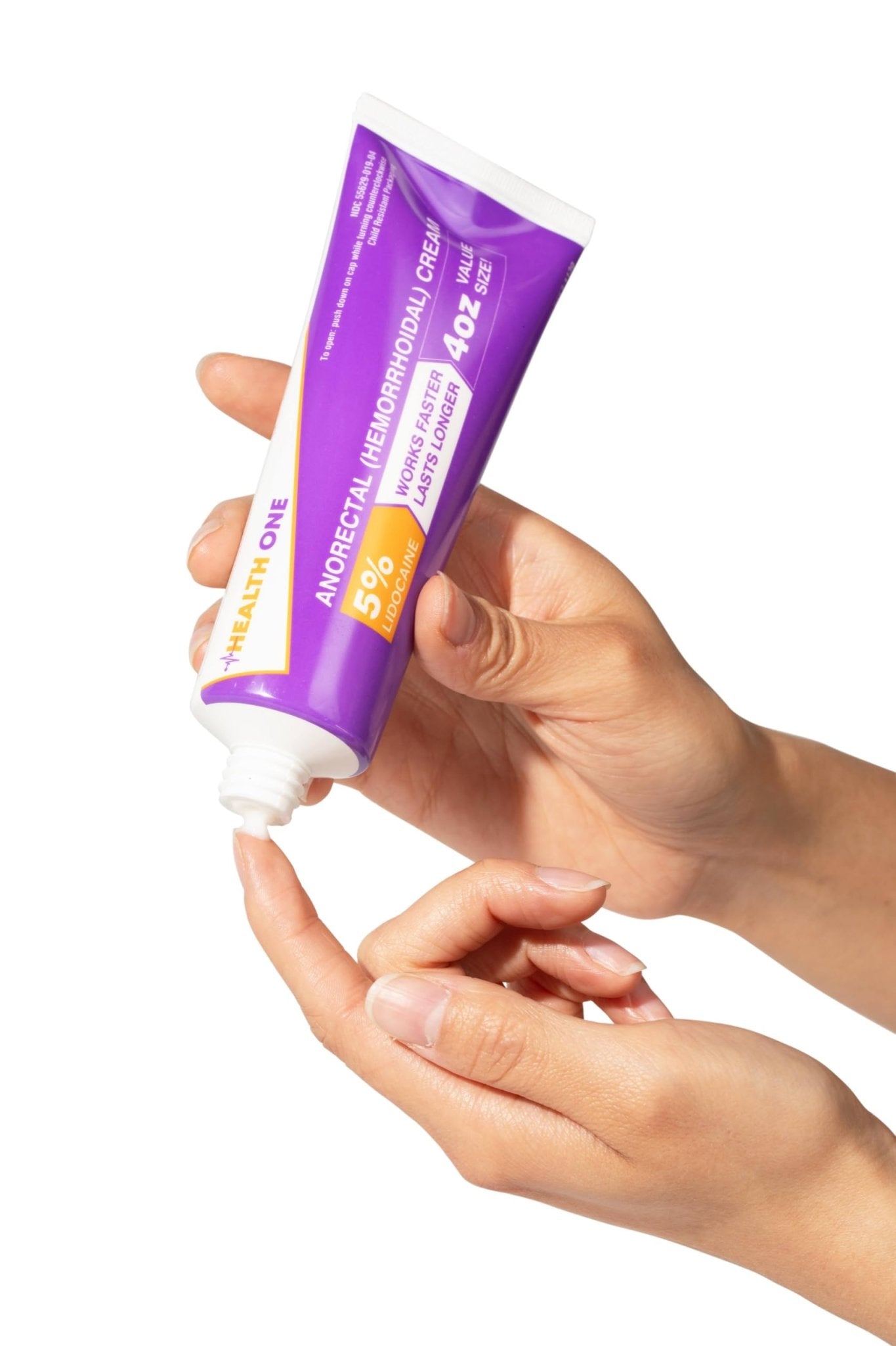 HEALTH ONE Lidocaine 5% Cream Maximum Strength Topical Anorectal Numbing Cream – 4 oz CRC Tube - dailyvitalstore