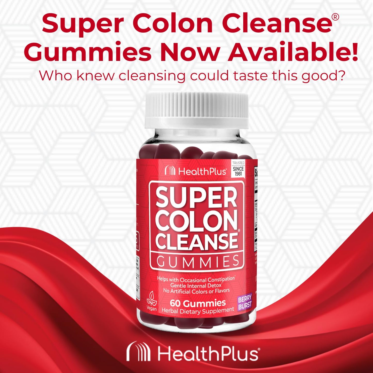Health Plus Super Colon Cleanse 15 Day Supply of Gentle Gut Cleanse Detox, Psyllium Husk, Probiotics for Constipation - dailyvitalstore