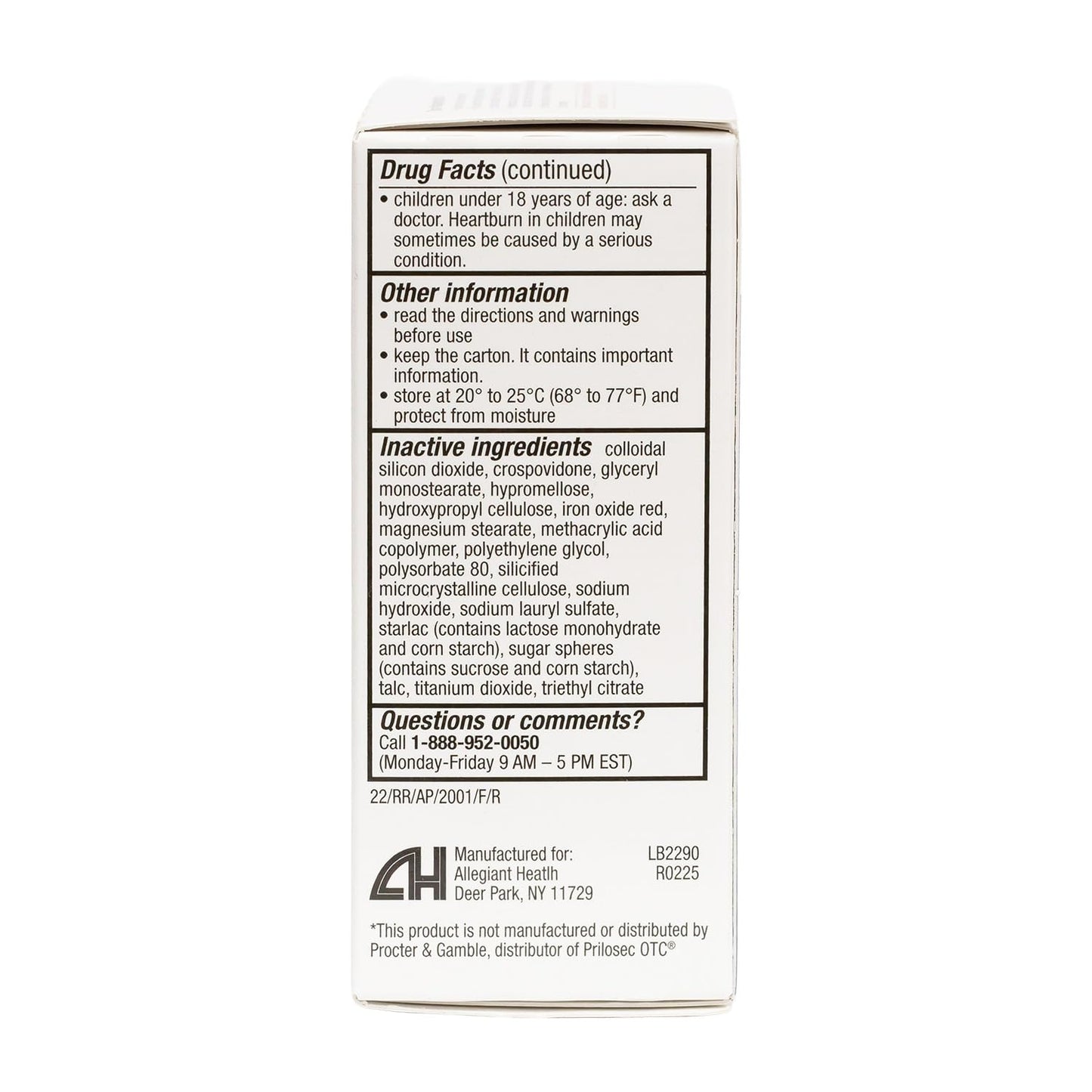 HealthA2Z® Acid Reducer | Omeprazole 20mg | Delayed - Release Tablets | 24 Hours | Treats Frequent Heartburn | Occuring 2 or More Days A Week (14 Counts) - dailyvitalstore