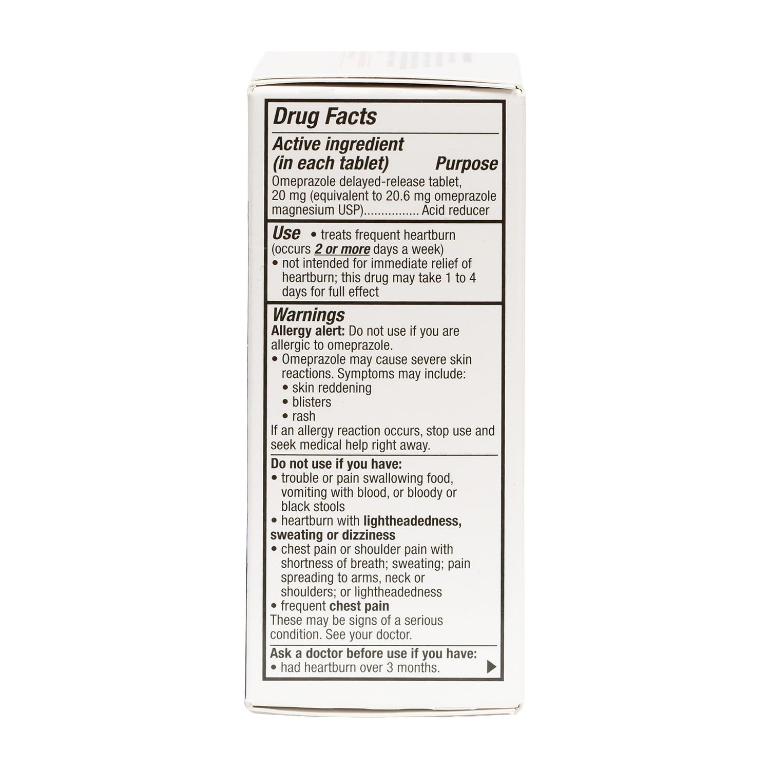 HealthA2Z® Acid Reducer | Omeprazole 20mg | Delayed - Release Tablets | 24 Hours | Treats Frequent Heartburn | Occuring 2 or More Days A Week (14 Counts) - dailyvitalstore