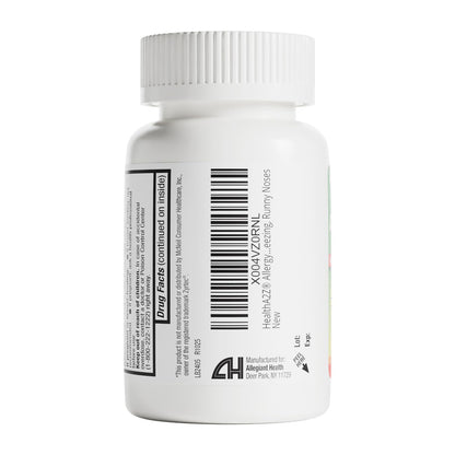 HealthA2Z® Allergy Relief, Cetirizine 10mg, Dye-Free Formula, 24-Hour Antihistamine, Indoor & Outdoor Allergy Relief, 500 Tablets - dailyvitalstore