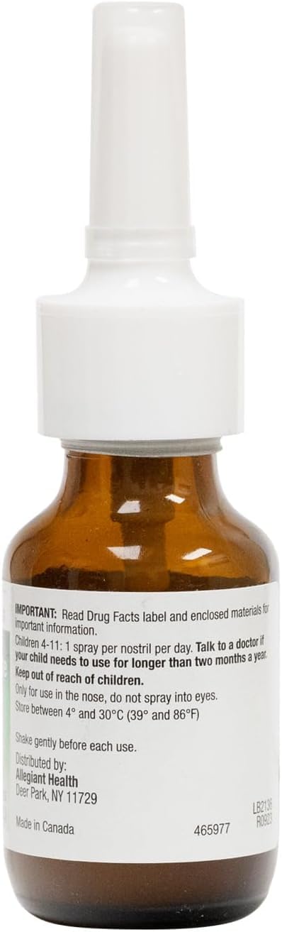HealthA2Z® Allergy Relief, Fluticasone Propionate 50mcg, Nasal Spray, 24-Hour Allergy Relief, Nasal Decongestant, Dye Free, 72 Sprays (0.38 fl oz) - dailyvitalstore