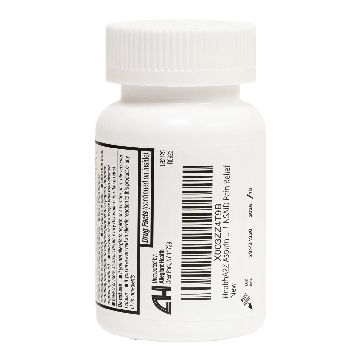 HealthA2Z® Aspirin 325mg | Uncoated Tablets |Original Strength | Pain Reliver |Fever Reducer | Compare to Bayer® Active Ingredients… (120 Counts) - dailyvitalstore