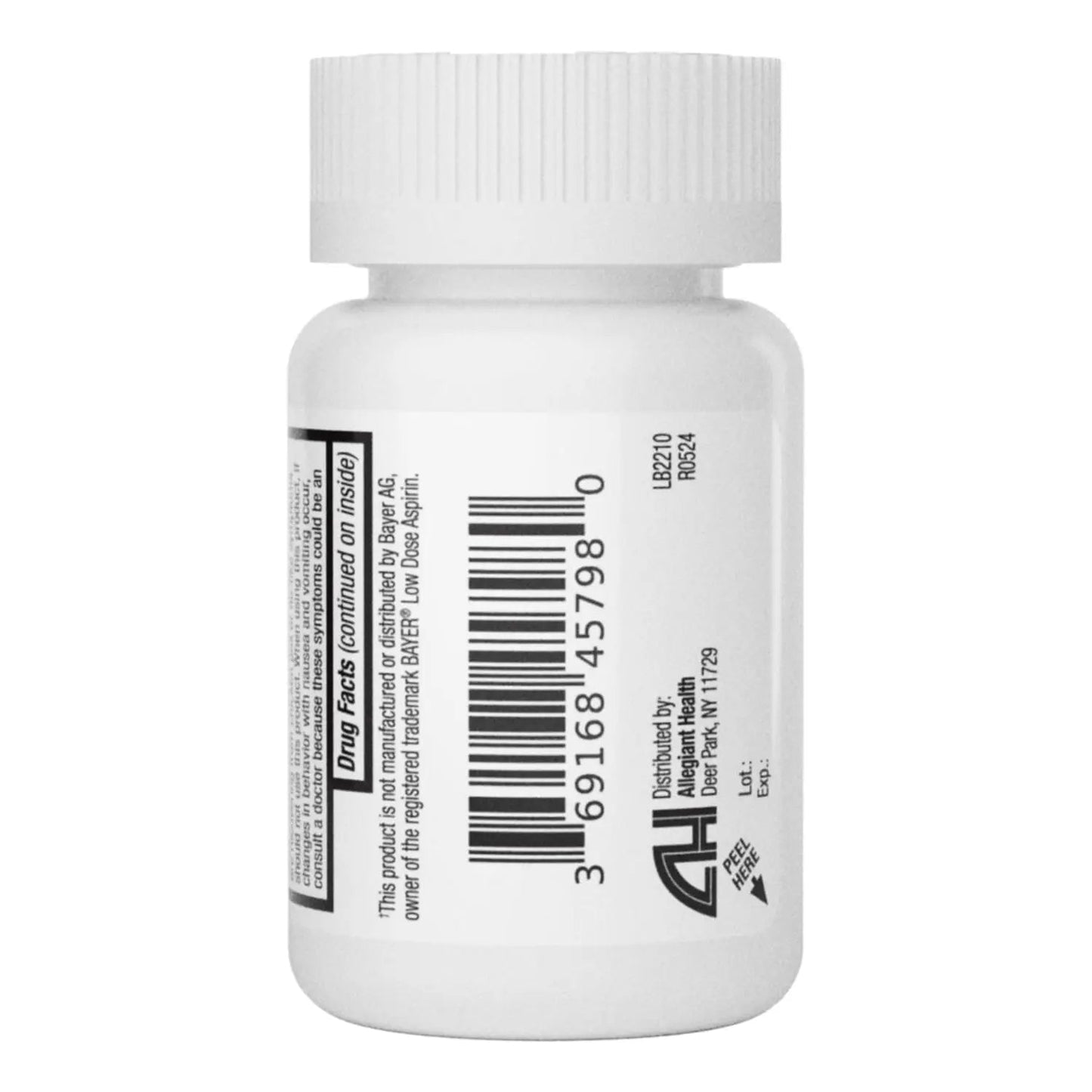 HealthA2Z® Aspirin 81 mg | DYE Free | Low Strength | 200 Counts | Pain Relief | Reduces Minor Aches Muscle Pain & Cramps | Fever Reducer | Reduces Headache | (NSAID) - dailyvitalstore